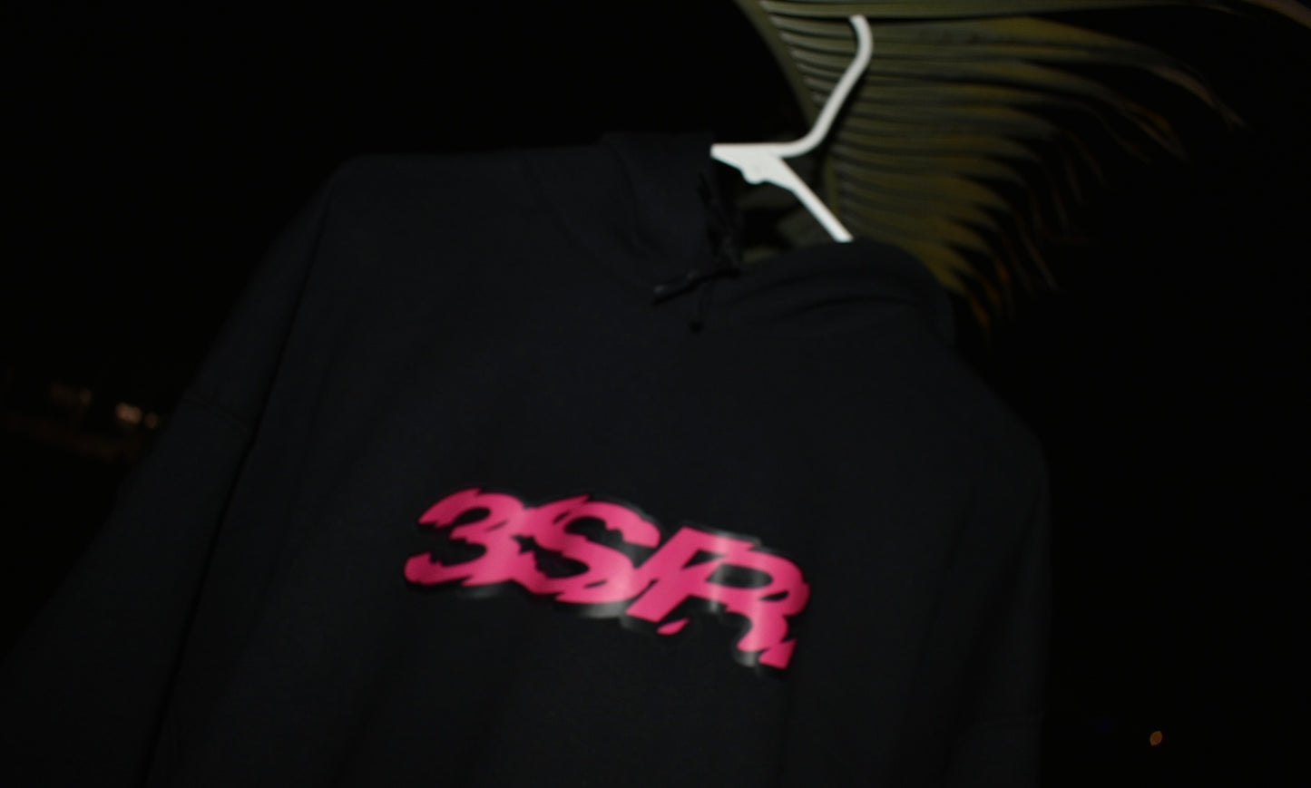 PINK LOGO HOODIE