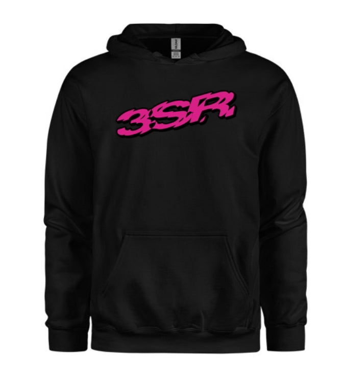 PINK LOGO HOODIE